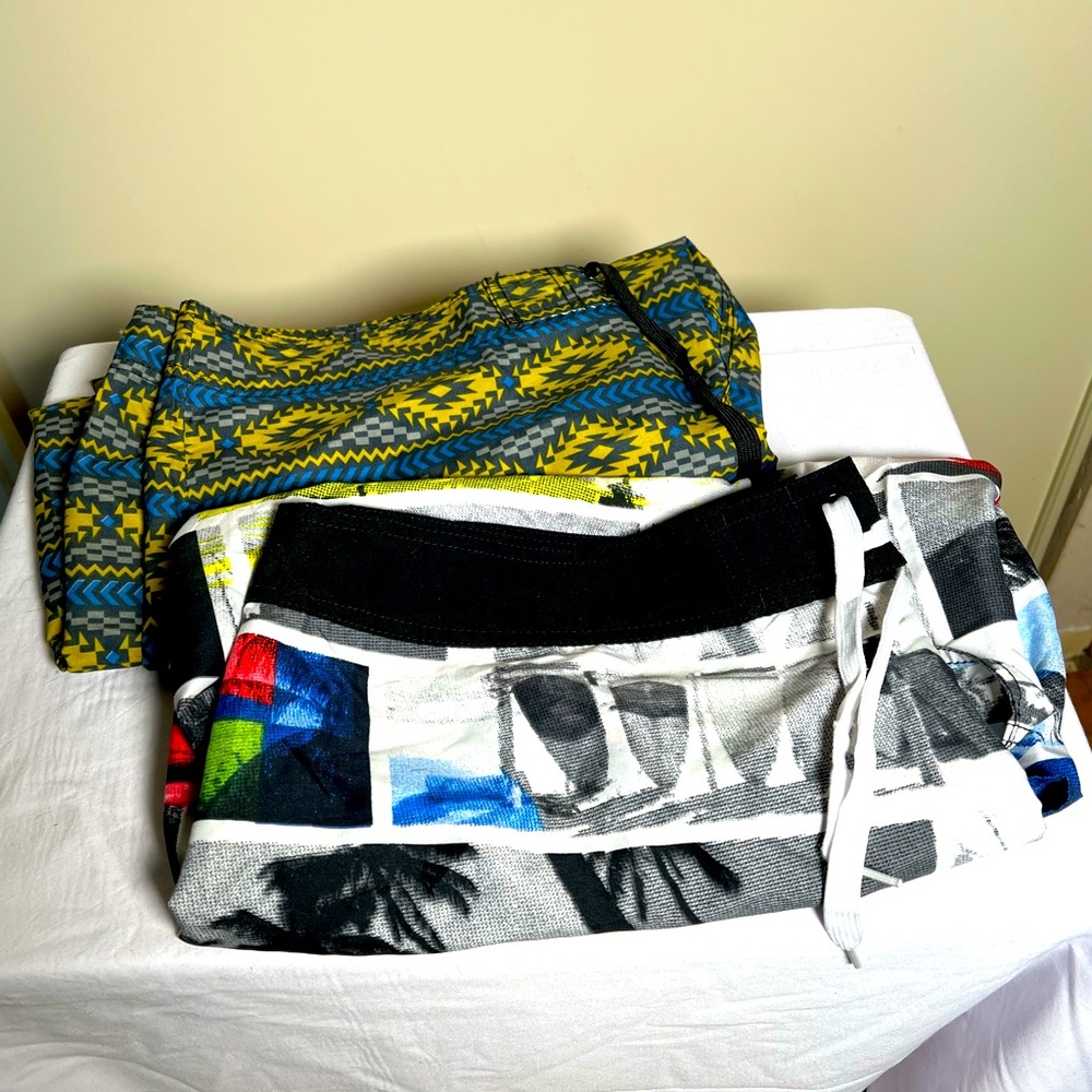 2 Set Deal - Swim Trunks - Islandhaze - W38